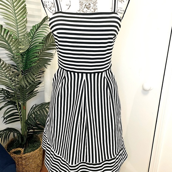 BRIXON IVY Striped Fit Flare Dress - Picture 11 of 12